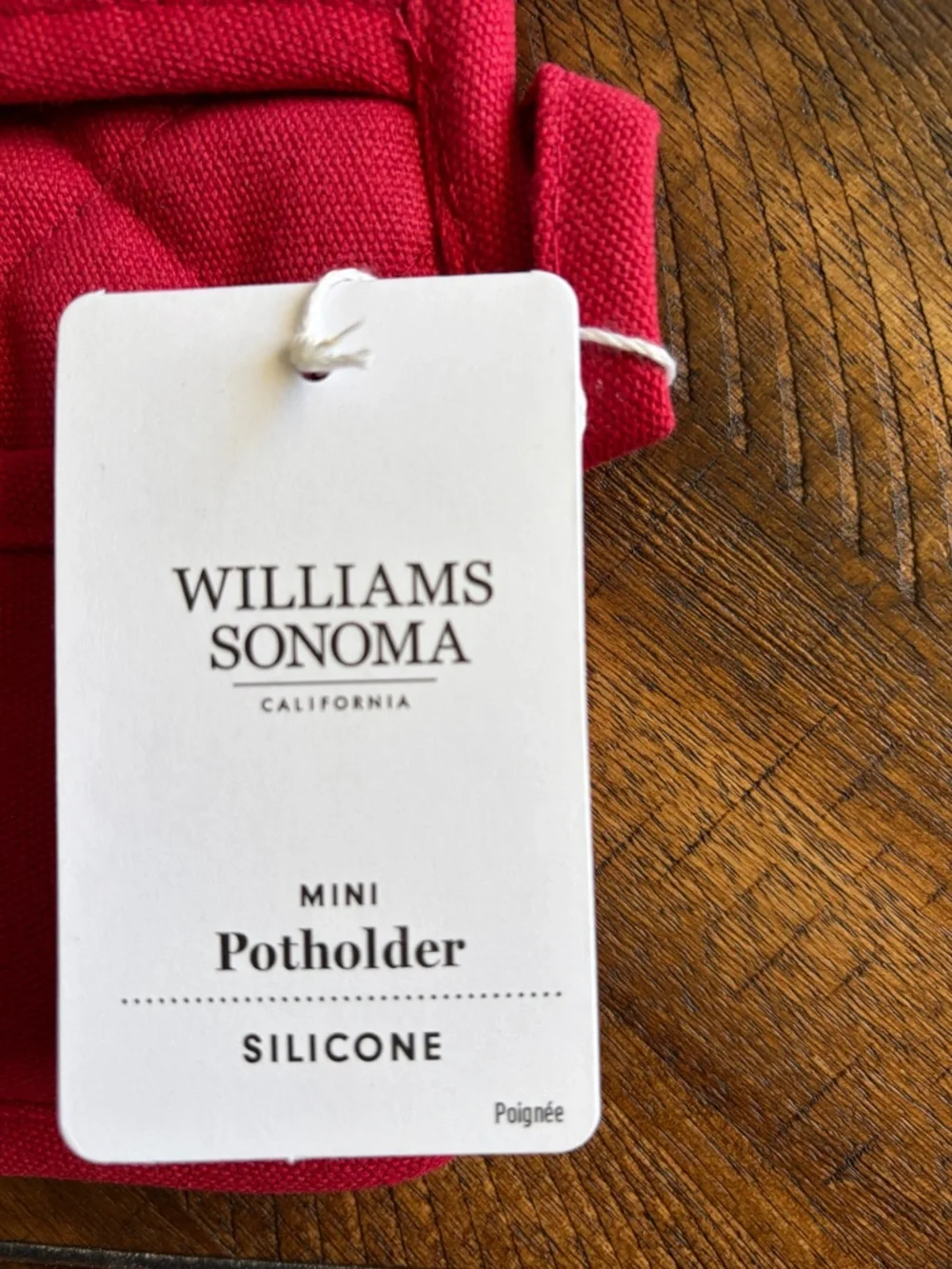 NWT Williams Sonoma Mini Silicone Potholder